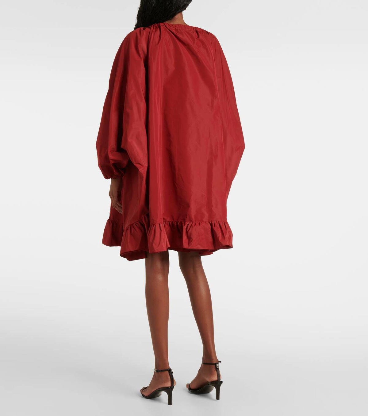 Patou Frill ruffled midi dress
