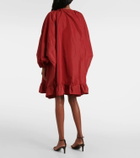 Patou Frill ruffled midi dress