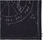 Rick Owens Black Temple Pino Astro Scarf