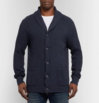 Polo Ralph Lauren - Shawl-Collar Ribbed Cotton Cardigan - Men - Storm blue