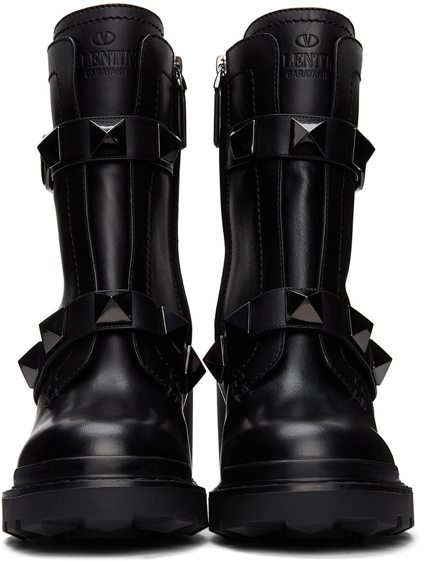 Blake tall best sale leather buckle boots