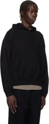 Reigning Champ Black Midweight Terry Relaxed Hoodie