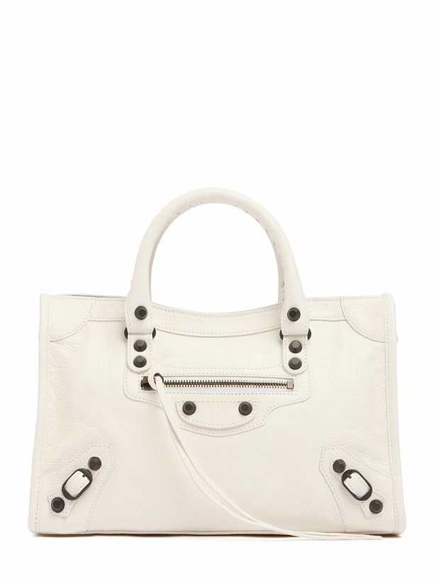 Photo: BALENCIAGA Small Le City Arena Storico Leather Bag