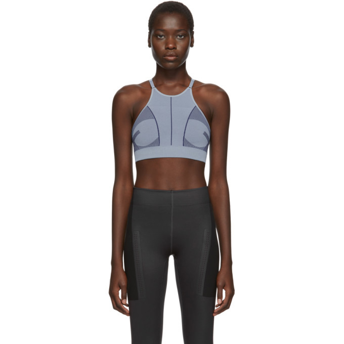 Photo: adidas by Stella McCartney Blue Prime Knit Sport Bra