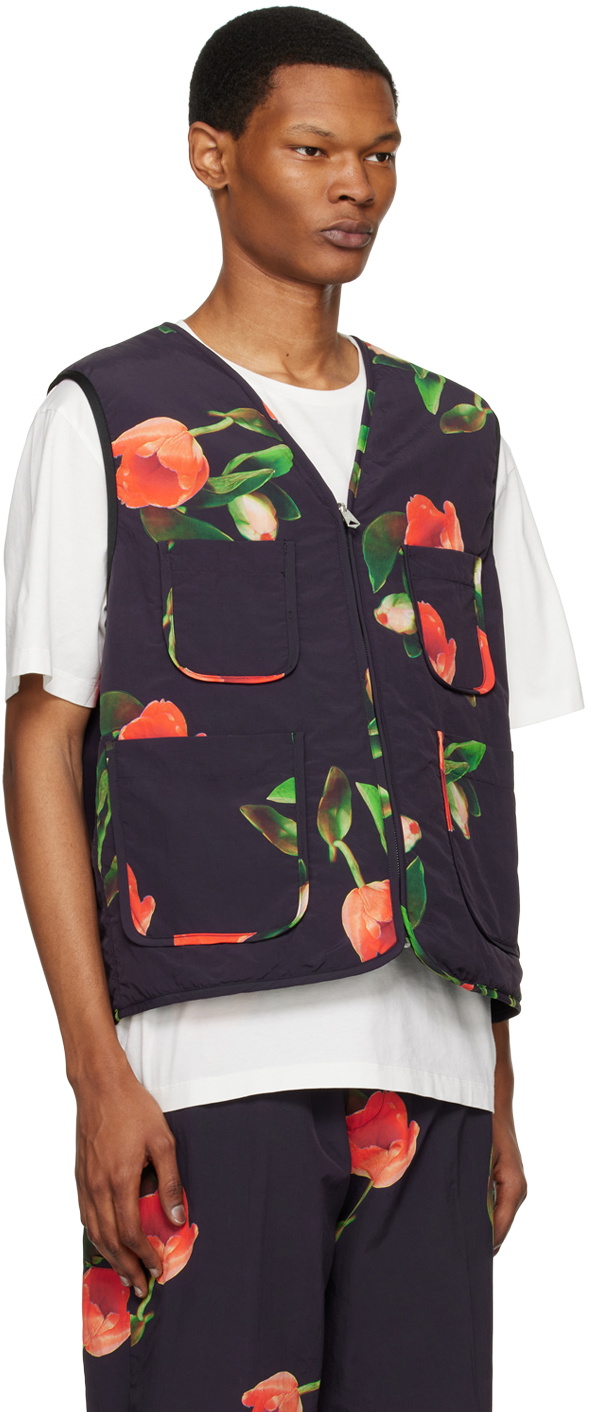 Pop Trading Company Black Paul Smith Edition Reversible Vest