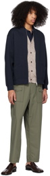 BEAMS PLUS Green Drawstring Cargo Pants