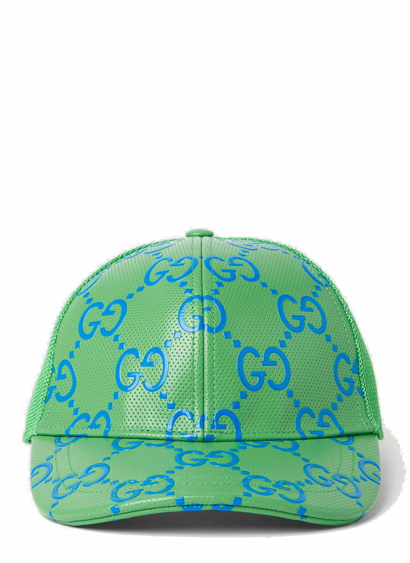 Photo: Gucci - GG Embossed Baseball Cap in Green