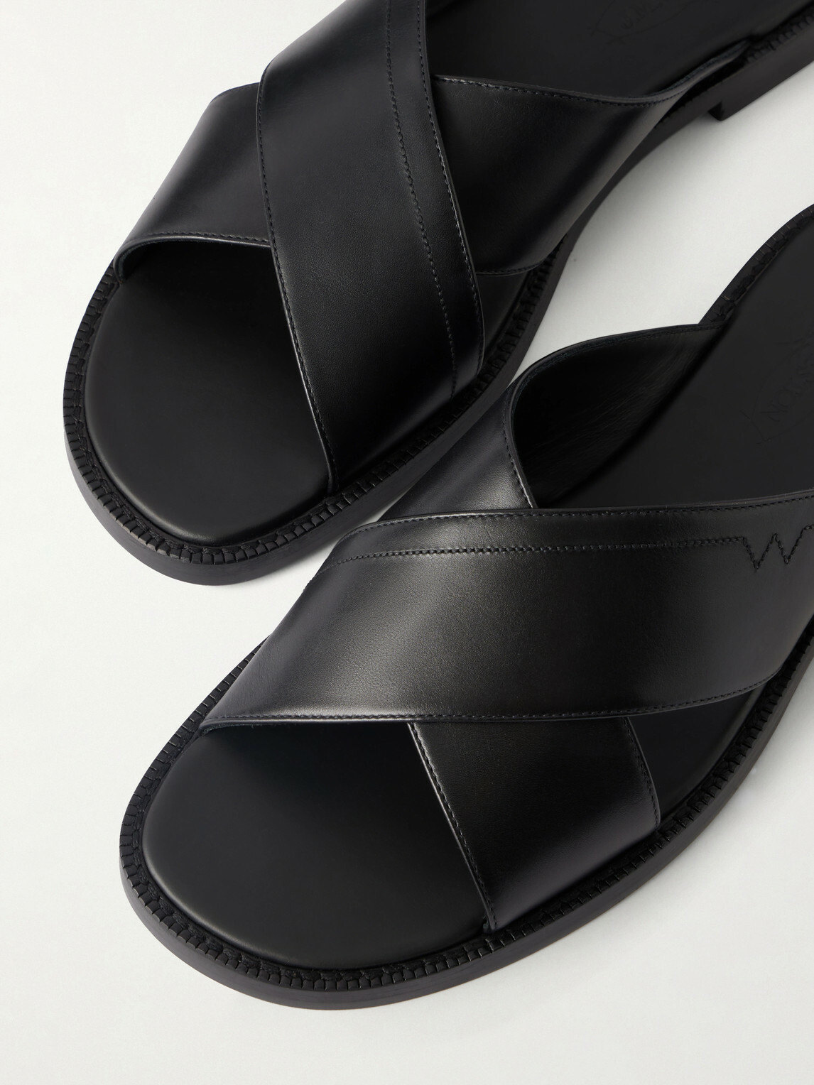 J.M. Weston - Leather Sandals - Black