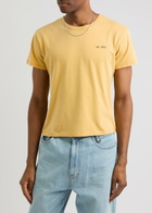 Second Layer Printed Cotton T-shirt Yellow