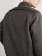 Rick Owens - Brad Wool and Linen-Blend Jacket - Gray