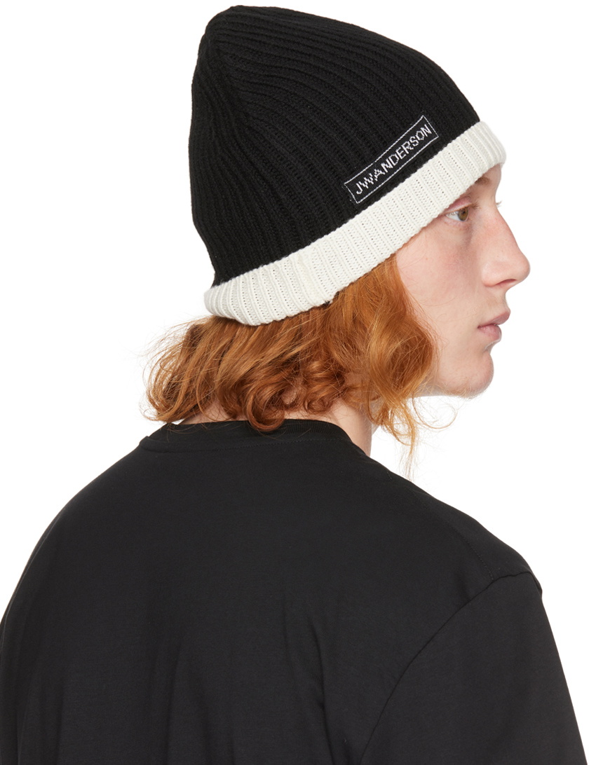 JW Anderson Fringe Beanie (Black)