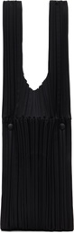 PLEATS PLEASE ISSEY MIYAKE Black Pleats Bridge Tote