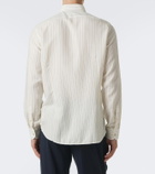 Eleventy Striped twill shirt