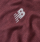 New Balance - Ice 2.0 Mesh T-Shirt - Burgundy