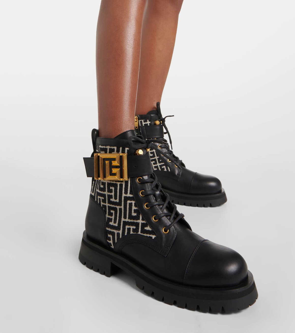 Balmain combat hot sale boots