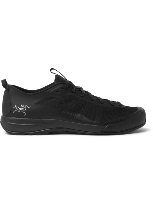 Photo: ARC'TERYX - Konseal LT Rubber-Timmed Mesh Hiking Sneakers - Black - UK 8