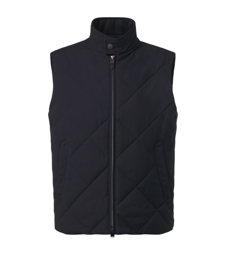 Photo: Canali Quilted puffer vest