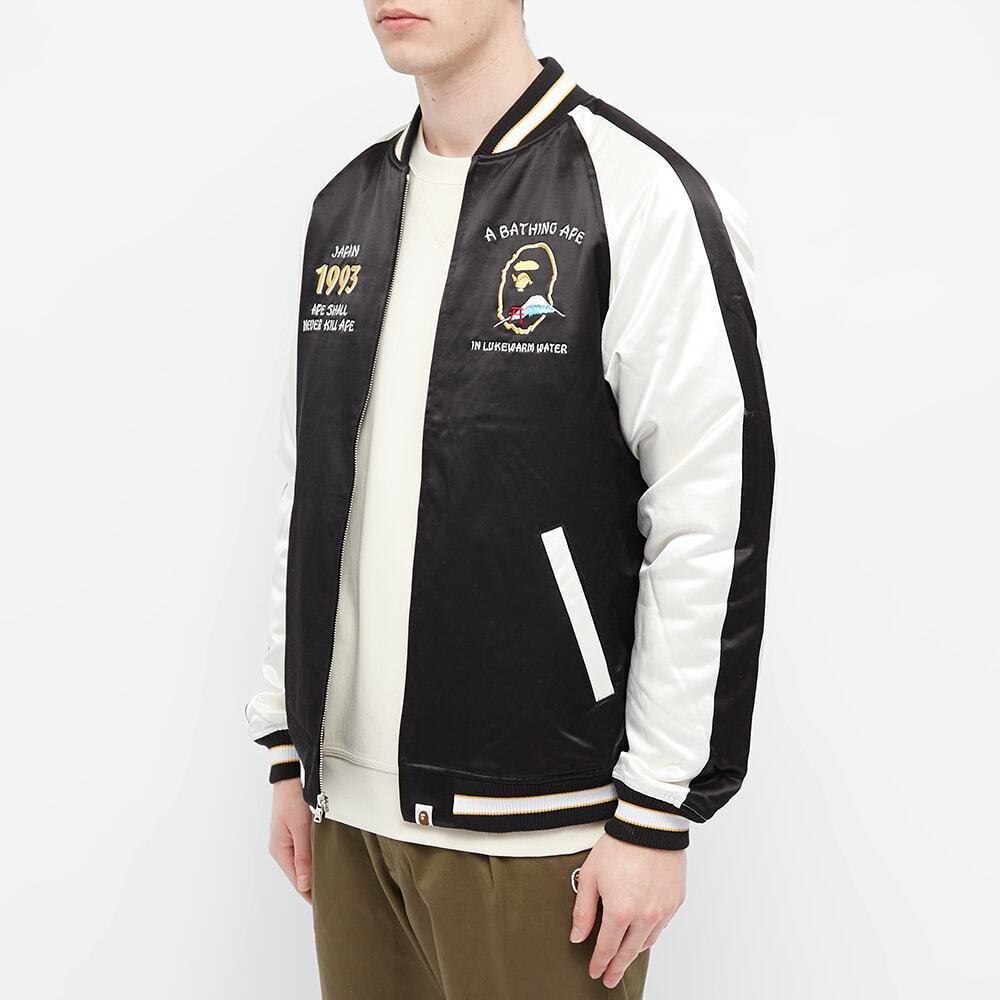A Bathing Ape Men's Japan Souvenir Jacket in Black A Bathing Ape
