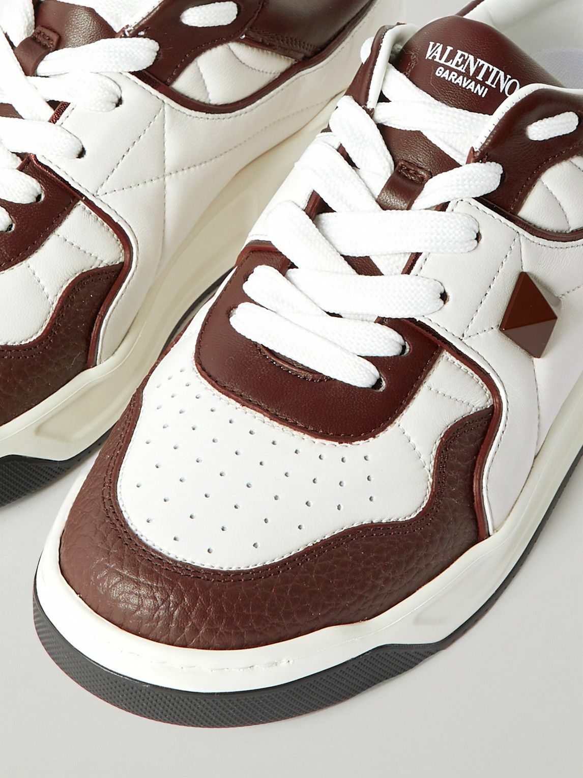 【関込・国内発送】Valentino Garavani smooth leather sneakers Valentino Garavani - Valentino Garavani One Stud XL Leather
