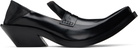 EGONlab Black Spike Loafers