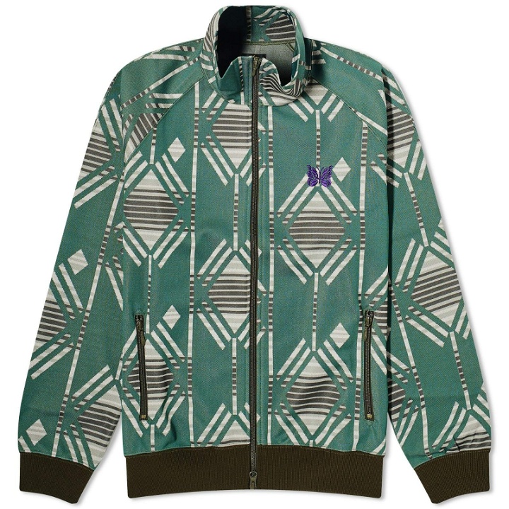 Photo: Needles Men's Poly Jaquard Track Jacket in Native