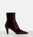 Saint Laurent Jill leather ankle boots