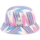 Isabel Marant Men's Haleyh Ikat Bucket Hat in Ecru
