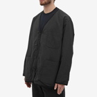 Comme des Garçons Homme Men's Reversible Zip Liner Jacket in Black/Charcoal