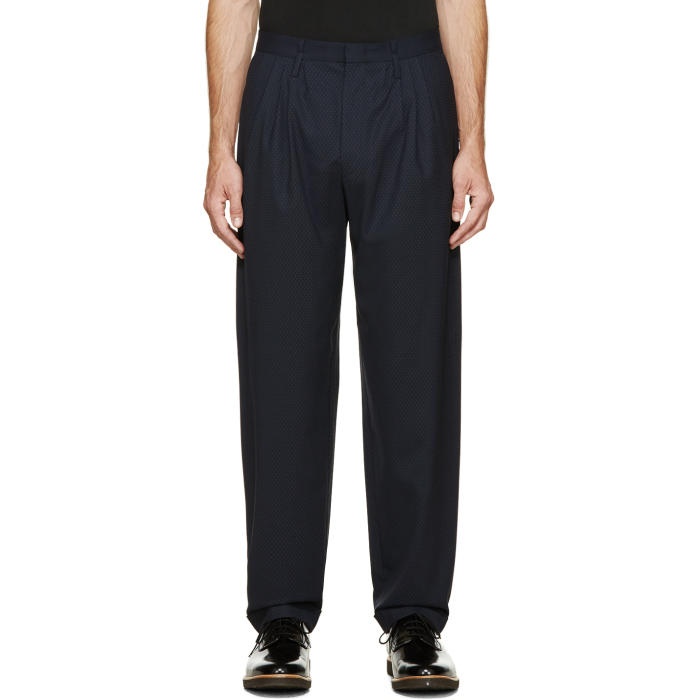 Photo: Paul Smith Navy Patterned Trousers