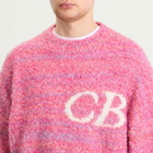 Cole Buxton Men's Boucle Logo Sweatshirt in Pink