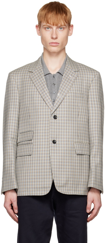 Photo: Thom Browne Multicolor Houndstooth Blazer