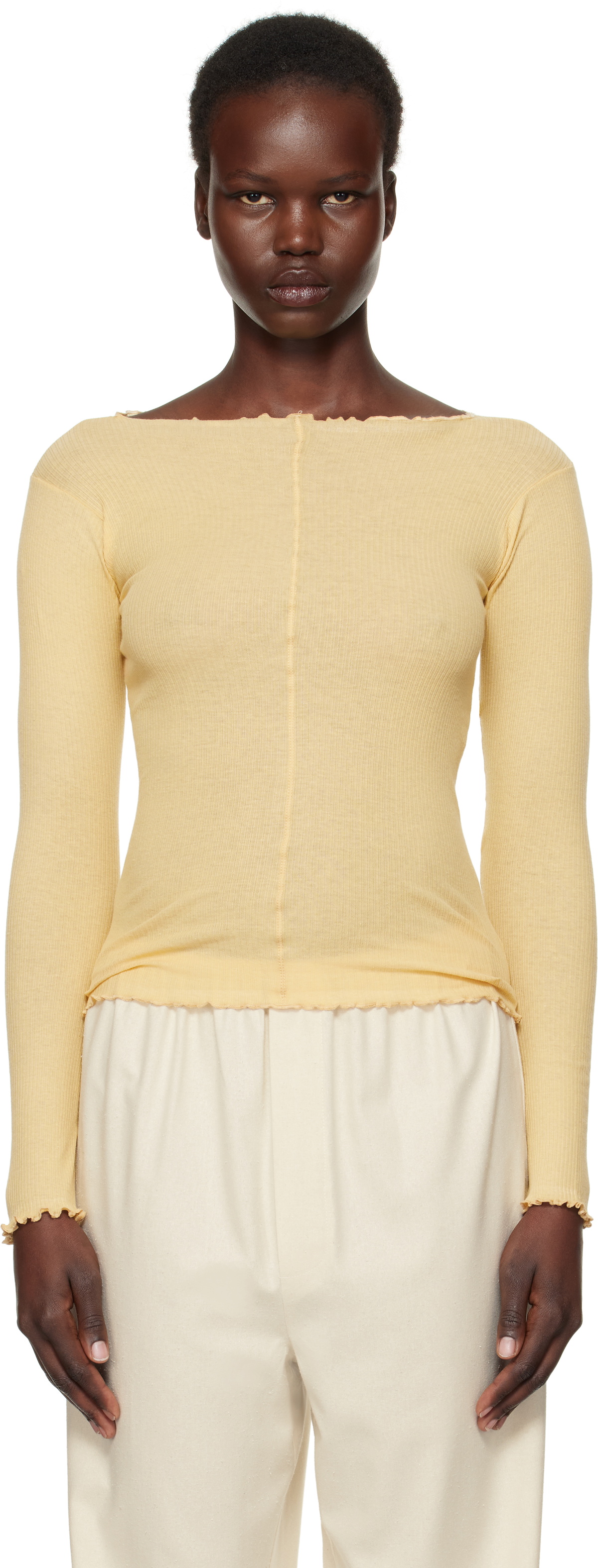 Baserange Yellow Pama Long Sleeve T-shirt Baserange