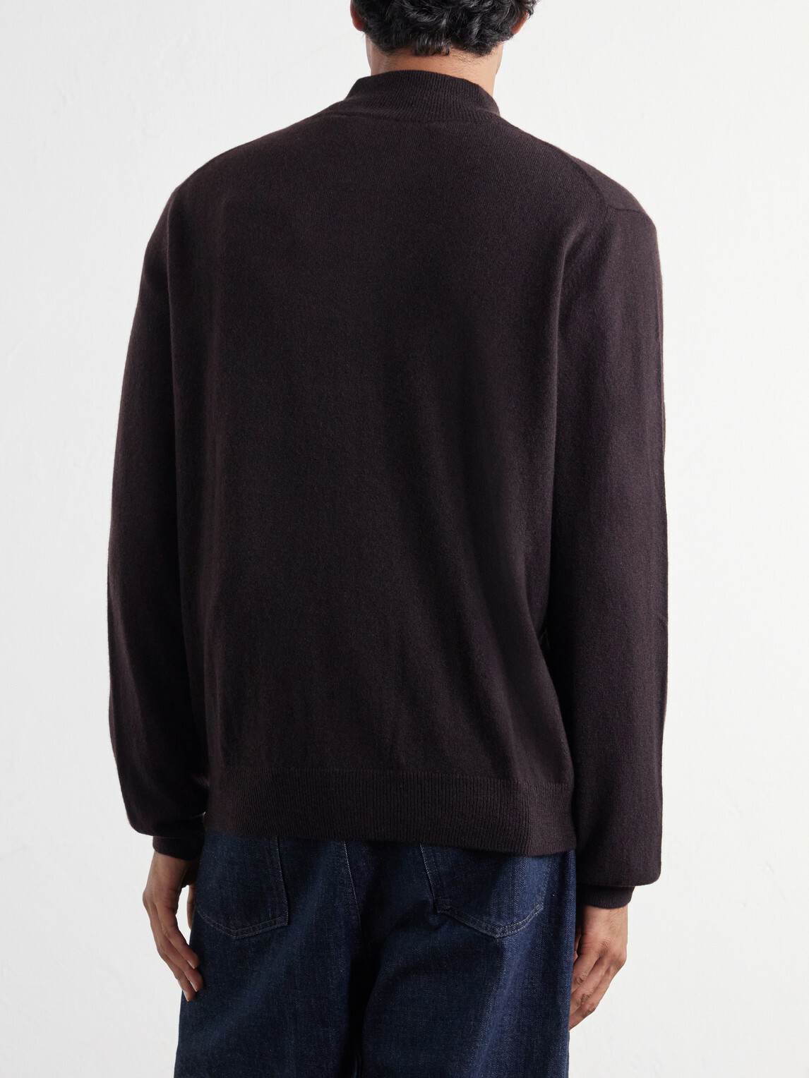 Paul Smith - Cashmere Zip-Up Cardigan - Brown