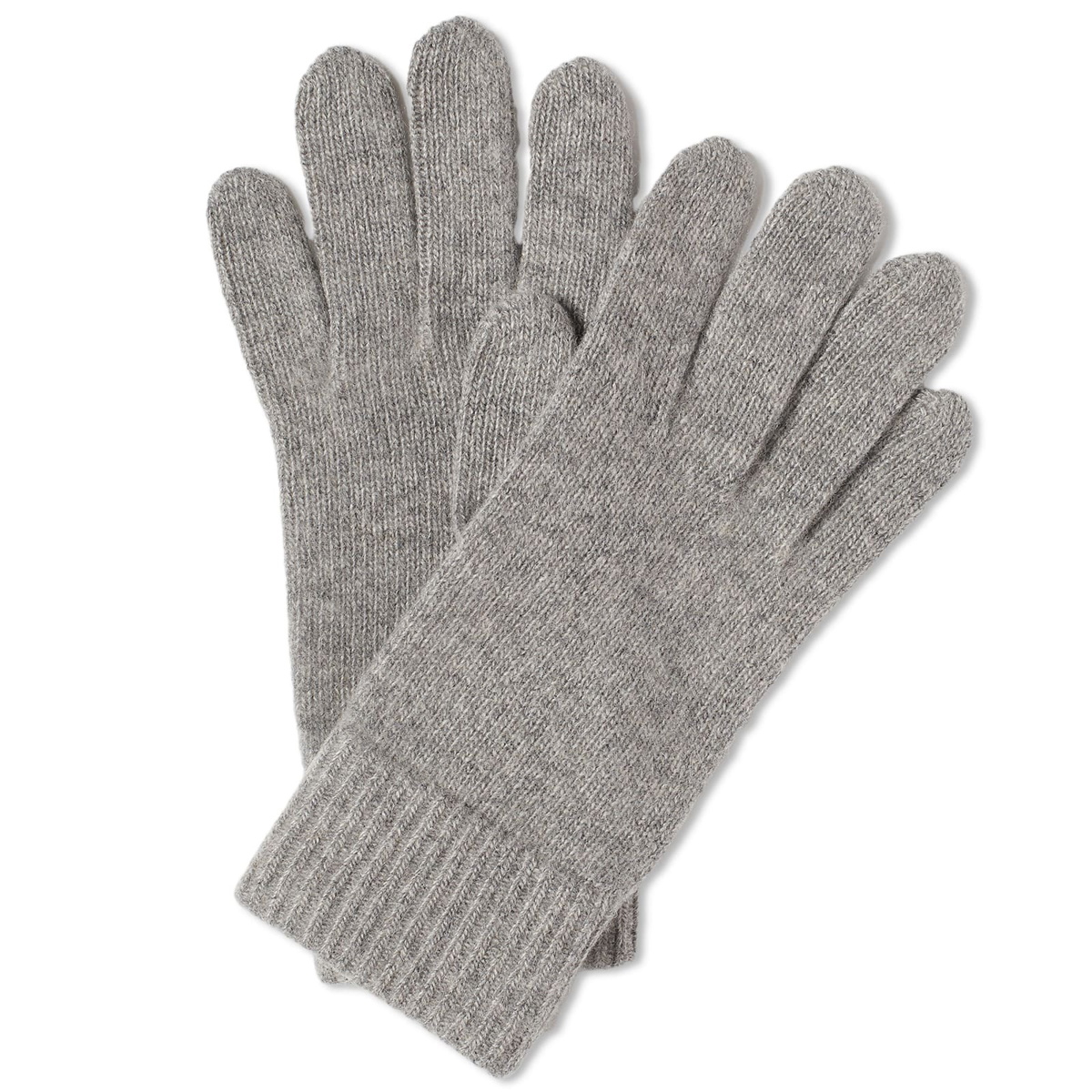 Women's 100% Pure Cashmere Gloves with Ribbed Cuff