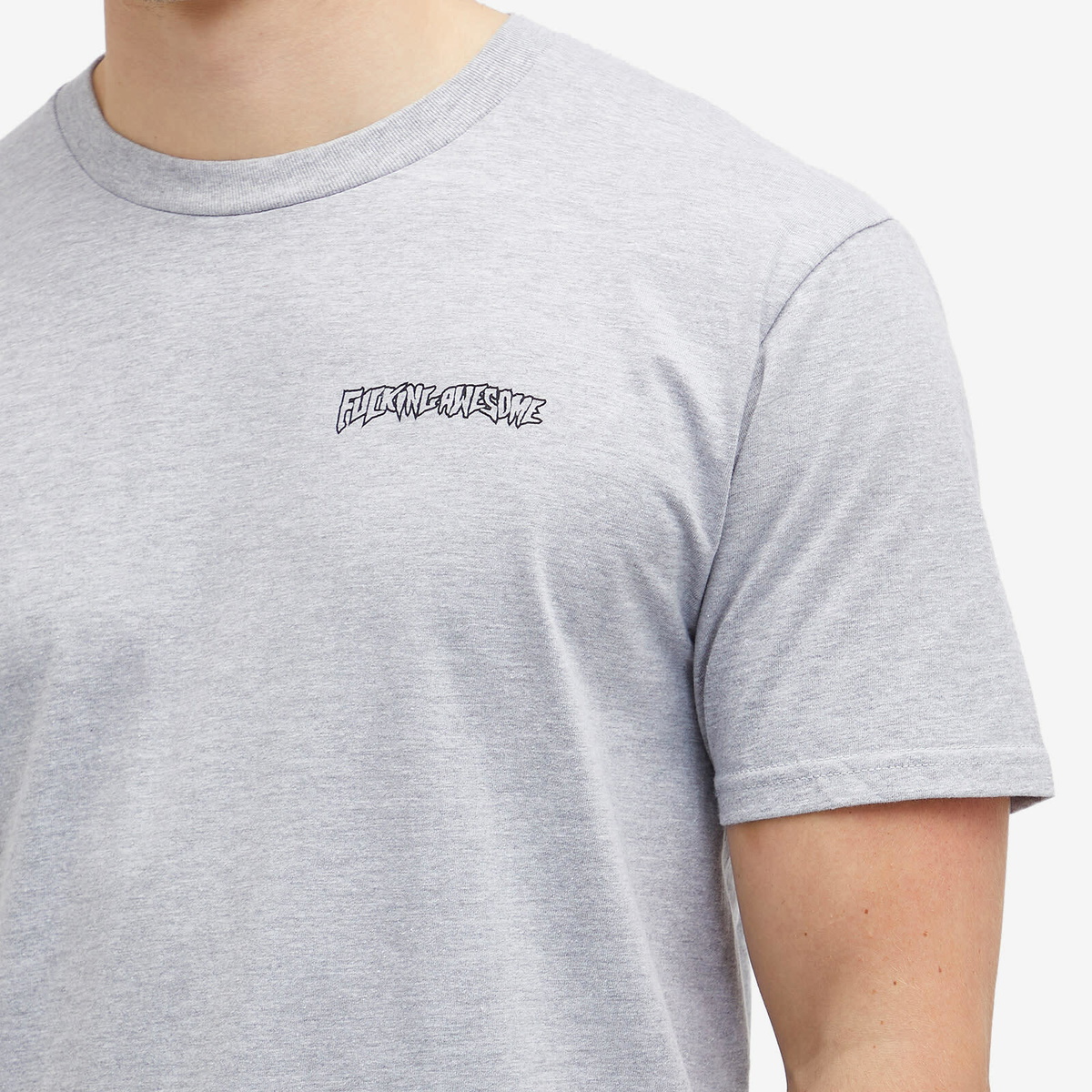 Fucking Awesome Men's A Broken System T-Shirt in Grey Heather