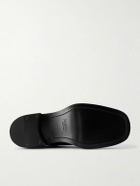 SAINT LAURENT - New Bourbon Patent-Leather Brogues - Black
