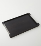 Georg Jensen Bernadotte wooden and stainless steel tray by Sigvard Bernadotte