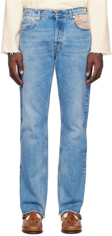 Photo: Séfr Blue Straight Cut Jeans