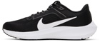 Nike Black & White Pegasus 40 Sneakers