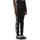 Fendi Black Roma Band Lounge Pants