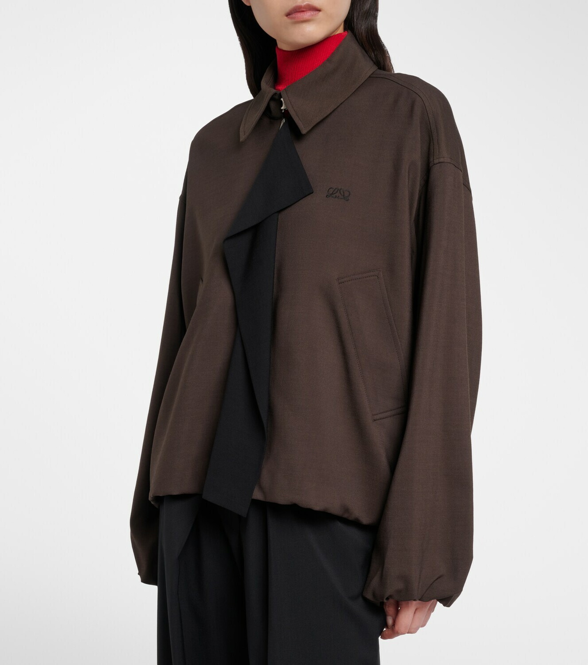 Loewe Double L paneled blouson jacket