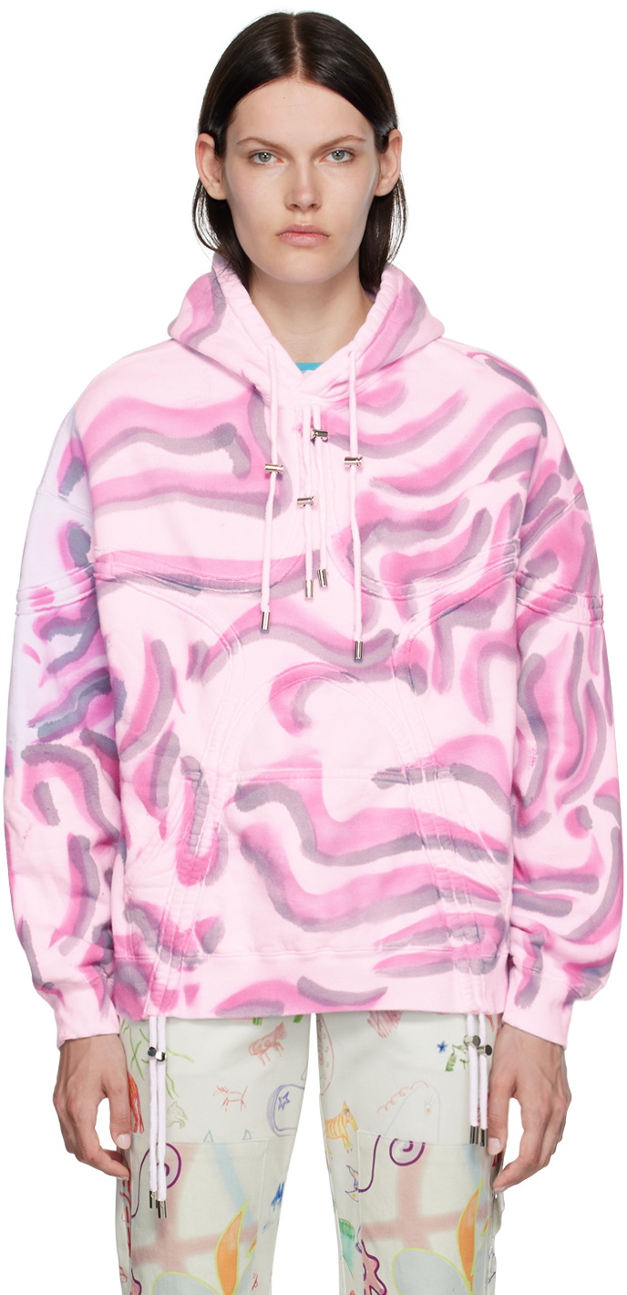 Collina Strada Pink Star Hoodie Collina Strada