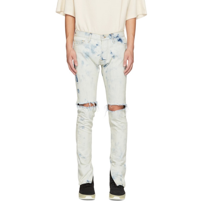 Fear of God Blue Selvedge Inverted Holy Water Jeans Fear Of God