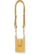 Fendi - Logo-Print Coated-Canvas Phone Pouch with Lanyard