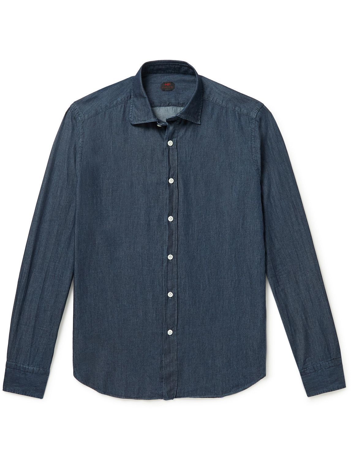 MP Massimo Piombo - Denim Shirt - Blue