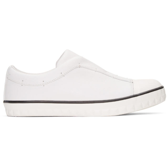 Photo: Attachment White WHITEFLAGS Edition Slip-On Sneakers