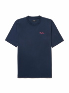 Rapha - Logo-Embroidered Cotton-Jersey Cycling T-Shirt - Blue