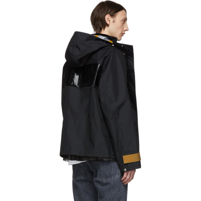 Helmut Lang Black Tech Zip-Up Jacket Helmut Lang