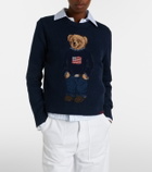 Polo Ralph Lauren Polo Bear intarsia cotton and linen sweater