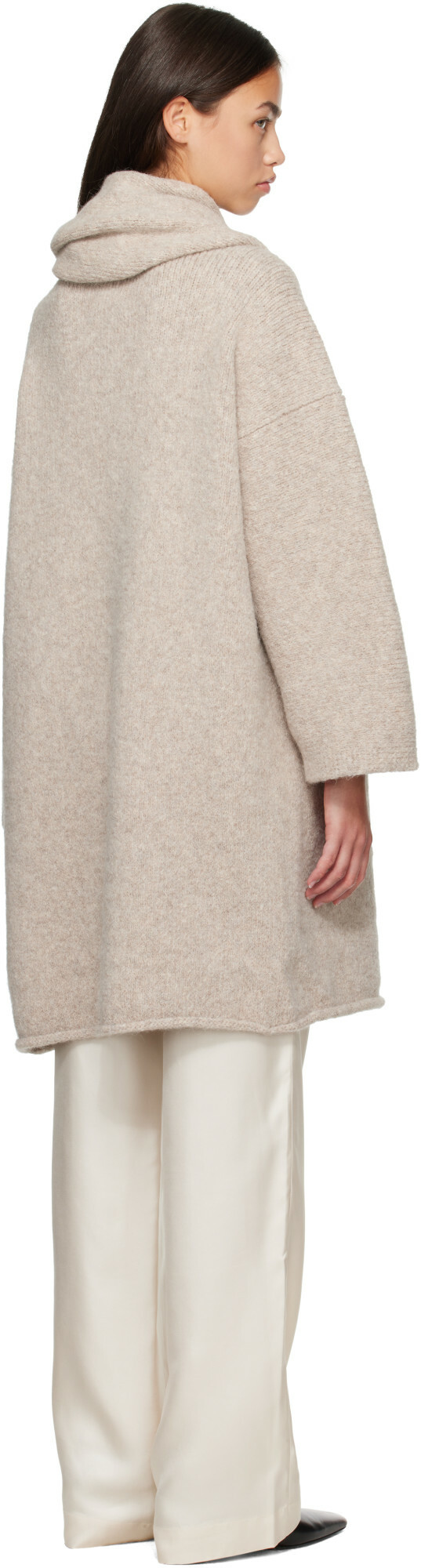 Lauren Manoogian Off-White Capote Coat